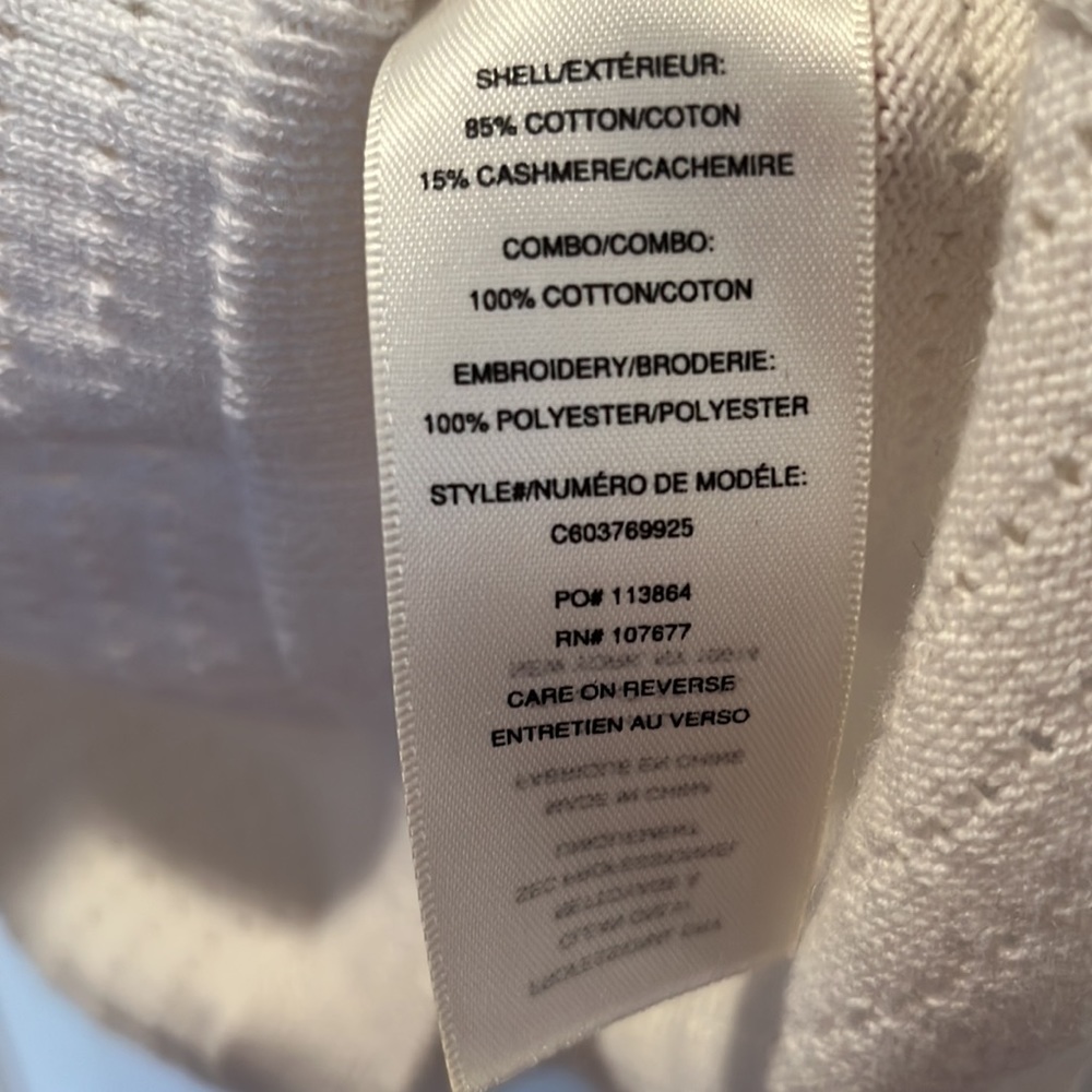 Alice and Olivia size L blouse with accent removable color - Picture 3 of 8